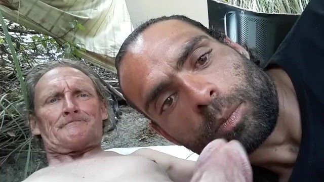 Gay Homeless Porn - Engulfing Homeless Shlong Fantasizing about his Father watch online