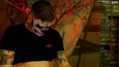 386px x 218px - Halloween horror golden-haired twink humiliated and bareback pumped at  Gay0Day