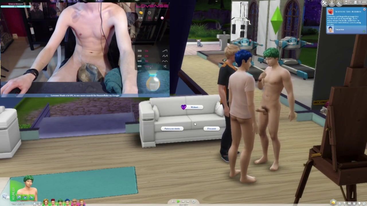 Sims 4 - my Hero Academia - Sex Scene between Deku x Tenya - Streamer Faps  image picture photo