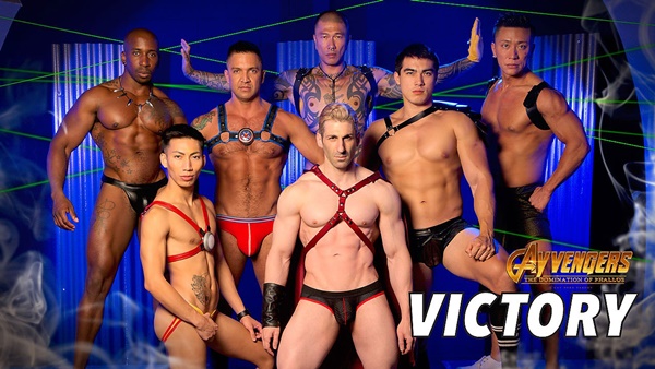 Gayvengers Episode 6: Victory - Sir Jet, Max Konnor, Axel Kane, David Ace,  Dominic Pacifico, Damian Dragon, Shen Powers watch online