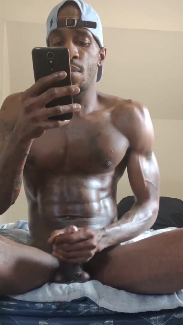 Big Black Cock Selfie - So Sexy. Jacking this Big Black Dick watch online