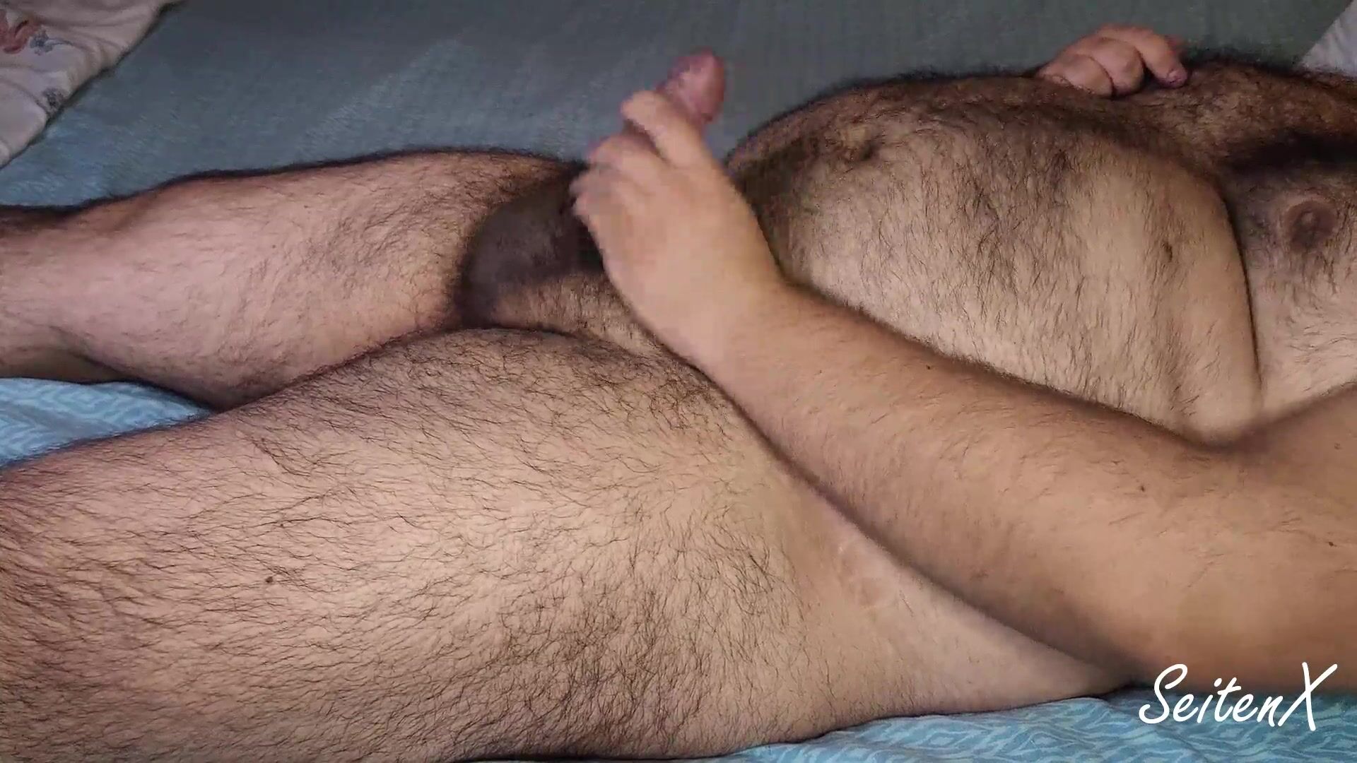 Handjob gordo peludo com grande gozada vê online foto foto