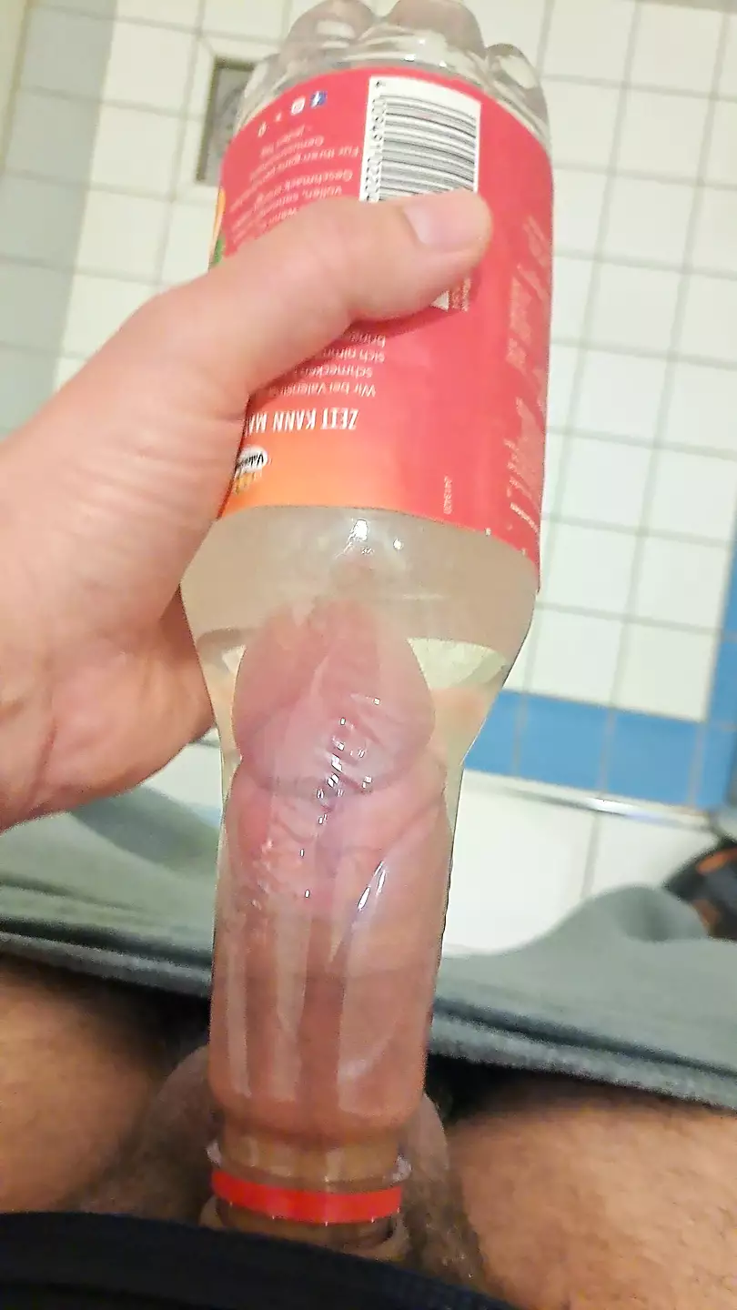 XTreme Bottle fucking with cum in water watch online image