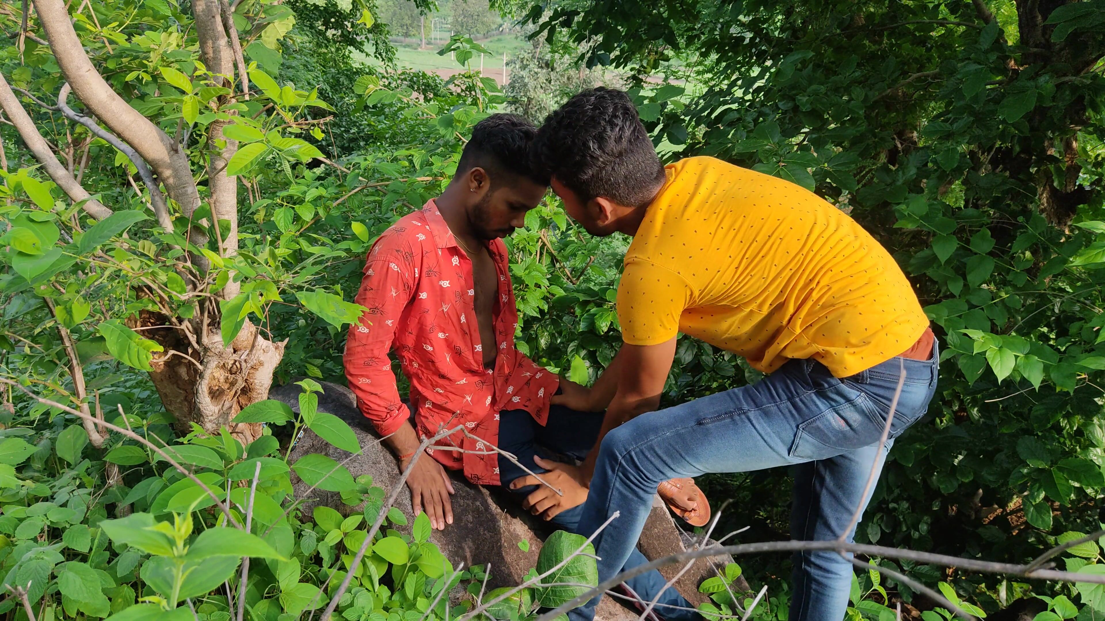 We had gone to the forest with high hopes but Babu comes to know that some  man was watching us having sex so we run away!!!