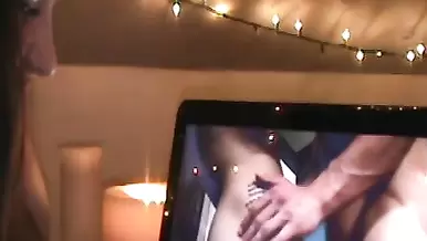 Female Watching Guy - Woman Watches Gay Porn On The Internet at Gay0Day