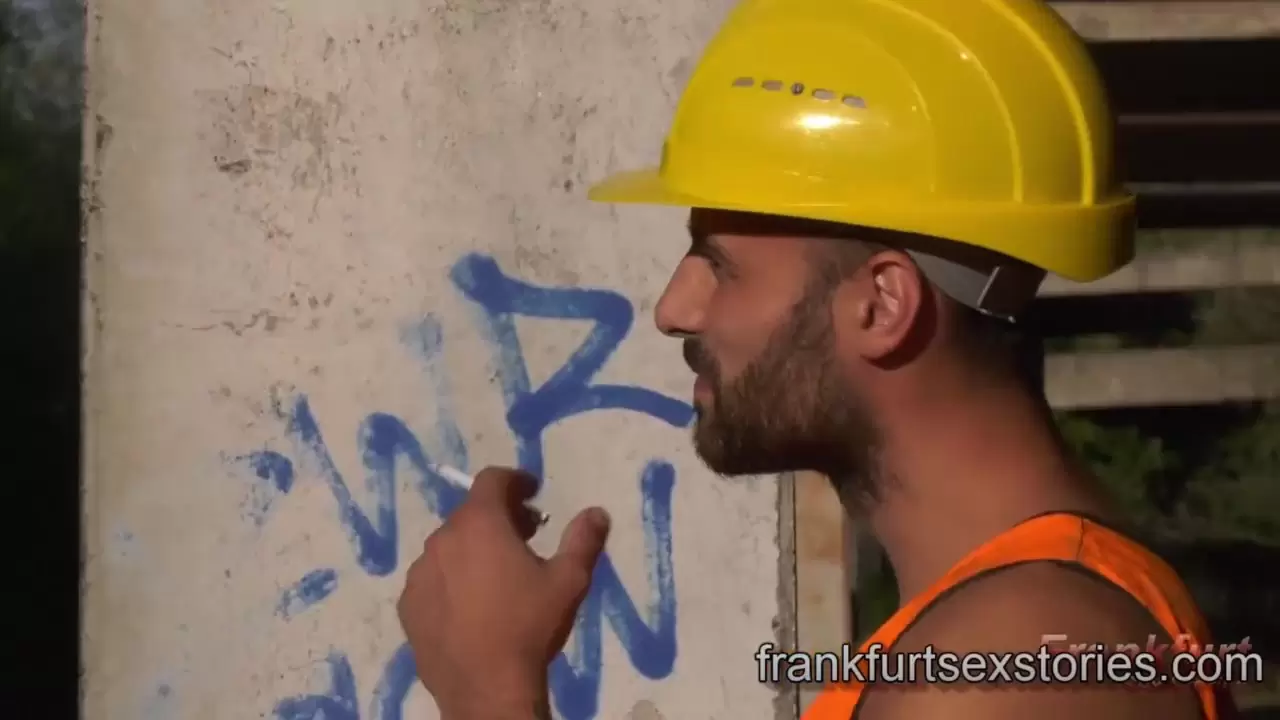 Anal Sex Construction - Sexy Construction Worker Fucks Horny Whimp in the Open watch online