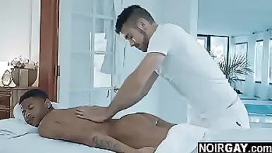 Gay And Happy Ending Massage Porn - Interracial gay sex massage with happy ending at Gay0Day