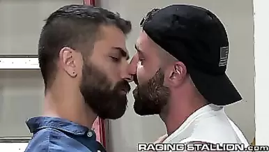 Gay Porn Stars With Beards - RagingStallion - Bearded Men Sneak Into Construction Site to Fuck watch  online