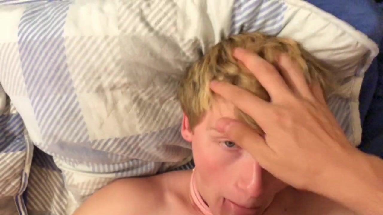 Joey Delreys: Submissive Twink Services his Master Cock (Cum Facial)