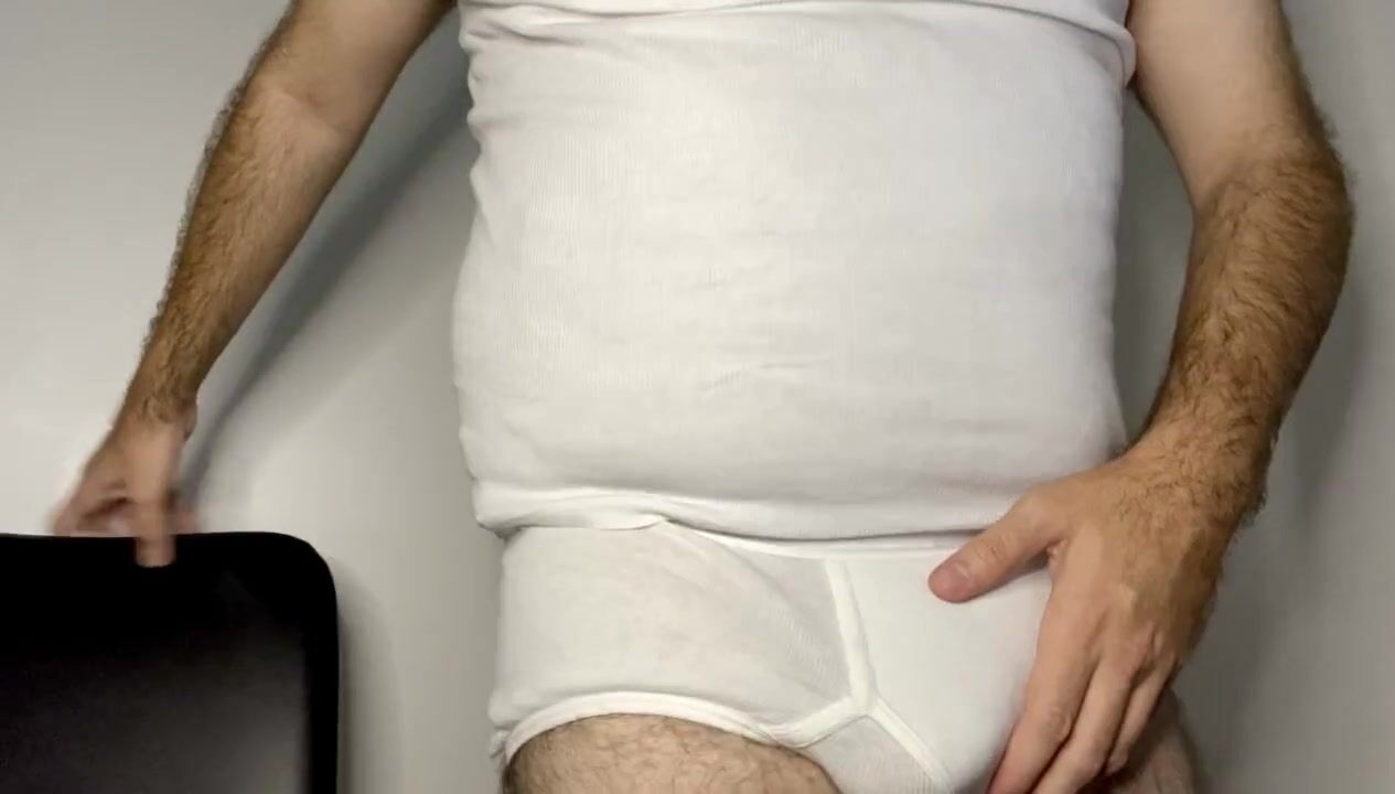 Bulging in White Briefs watch online