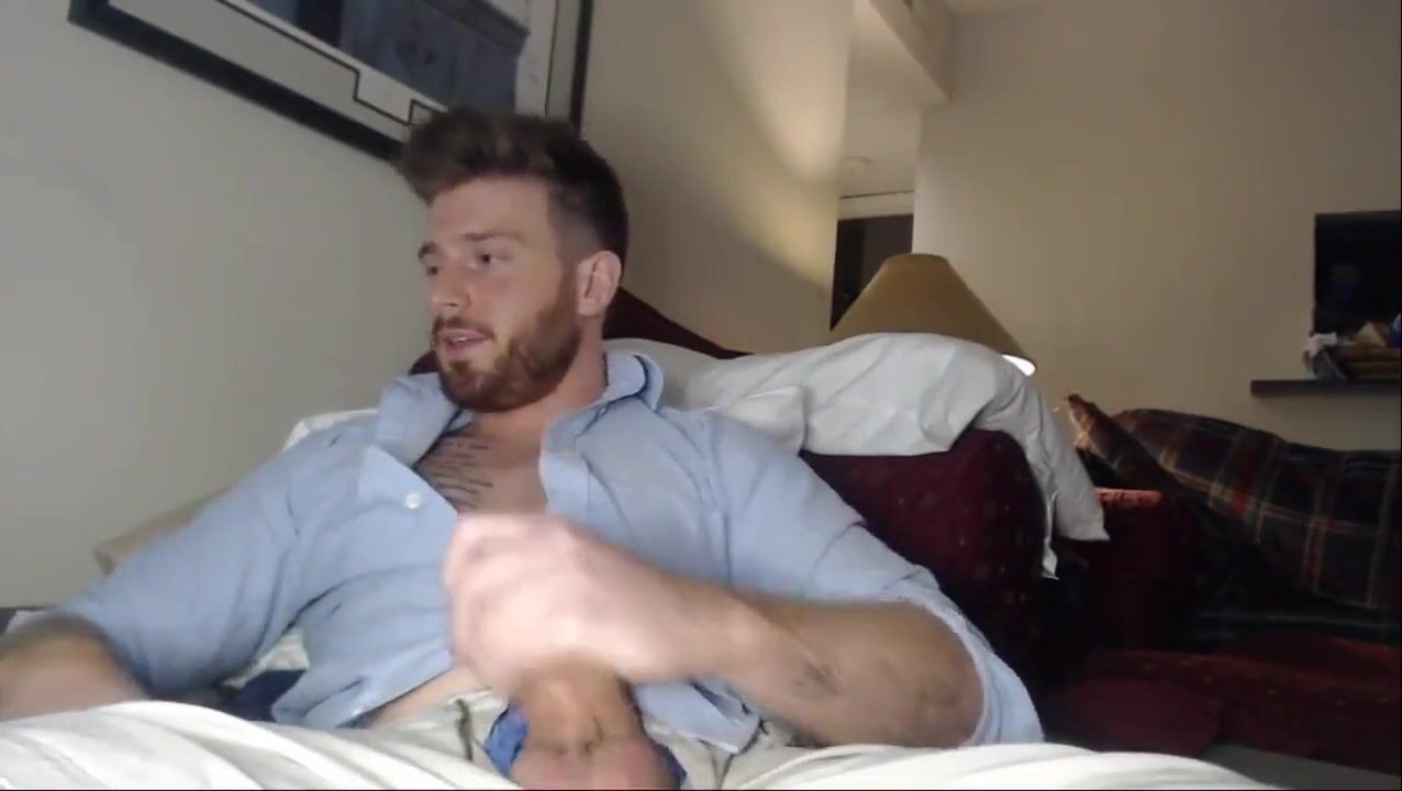 1276px x 720px - Straight man strokes his humongous hard cock on webcam at Gay0Day