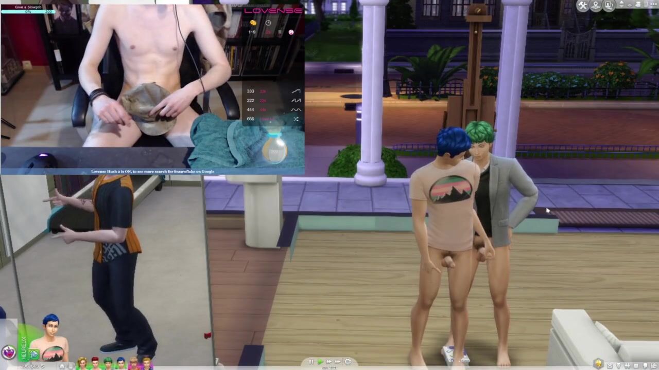 Marpeet Hot Sex Com - Sims 4 - my Hero Academia - Sex Scene between Deku x Tenya - Streamer Faps  - Video Game / Hentai watch online