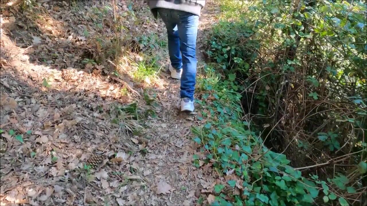 amateur masterbation in the forest