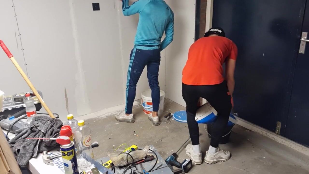 Finally Fucked my co Worker Bareback during Construction Work watch online photo image
