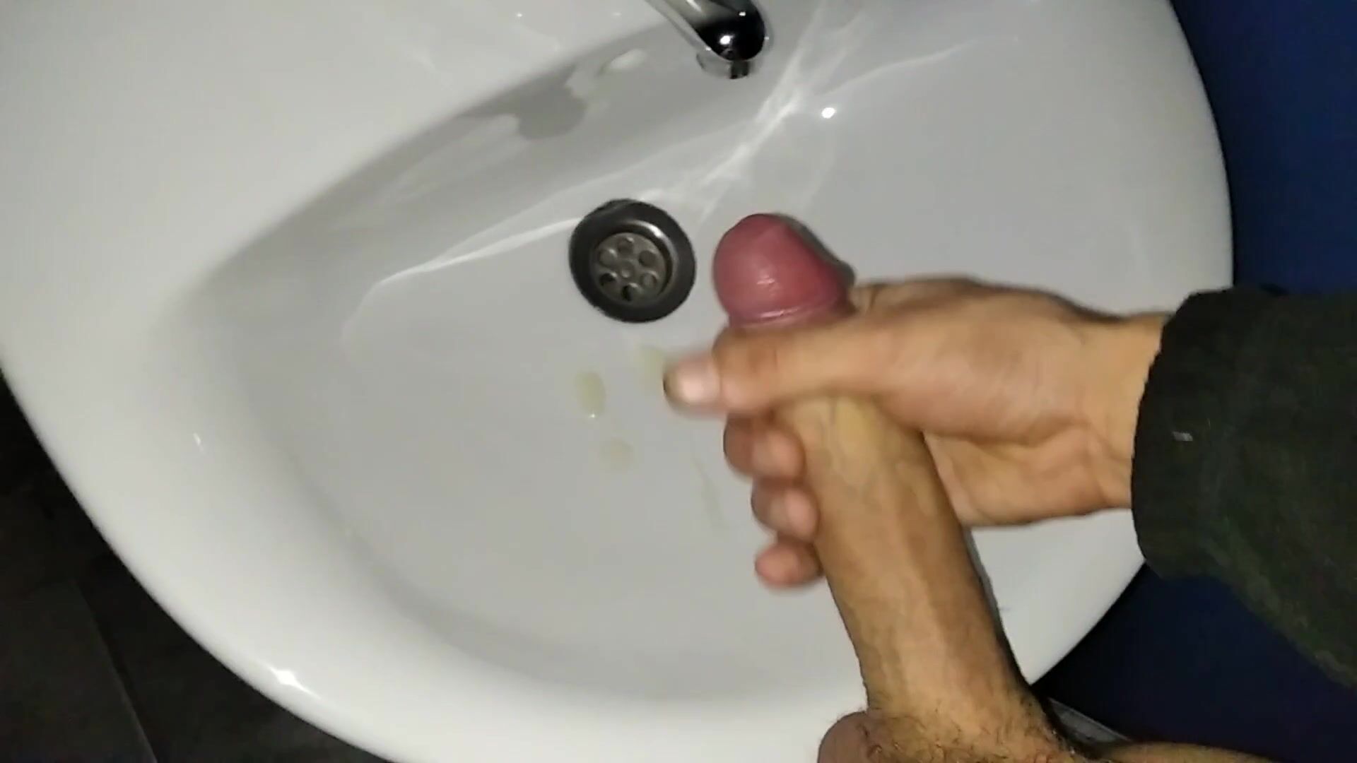 Masturbating in the bathroom until I cum watch online image