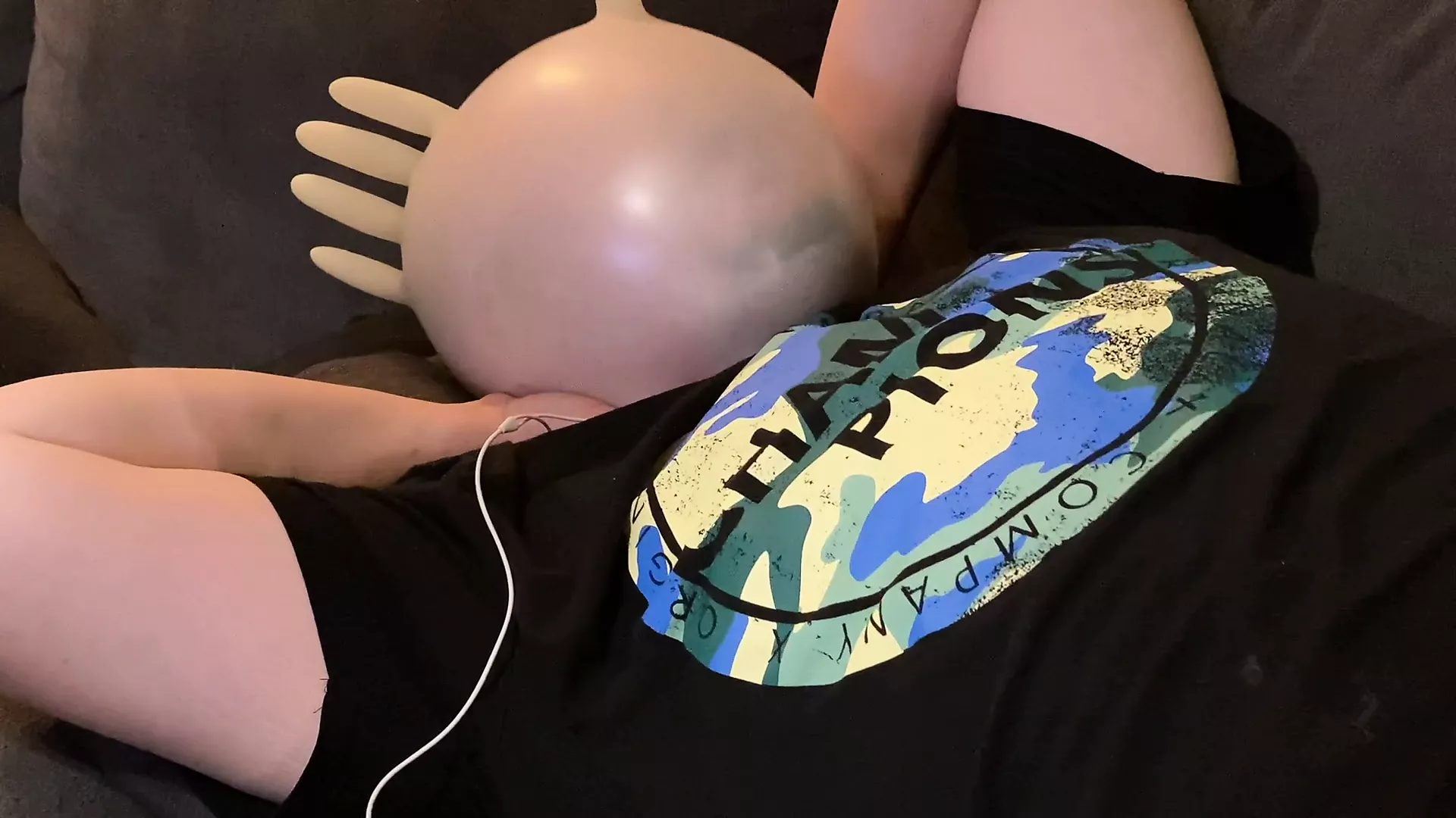 Sex Latex Gloves Baloon - My fourth Breathplay - Latex Glove breathing only. Not more watch online