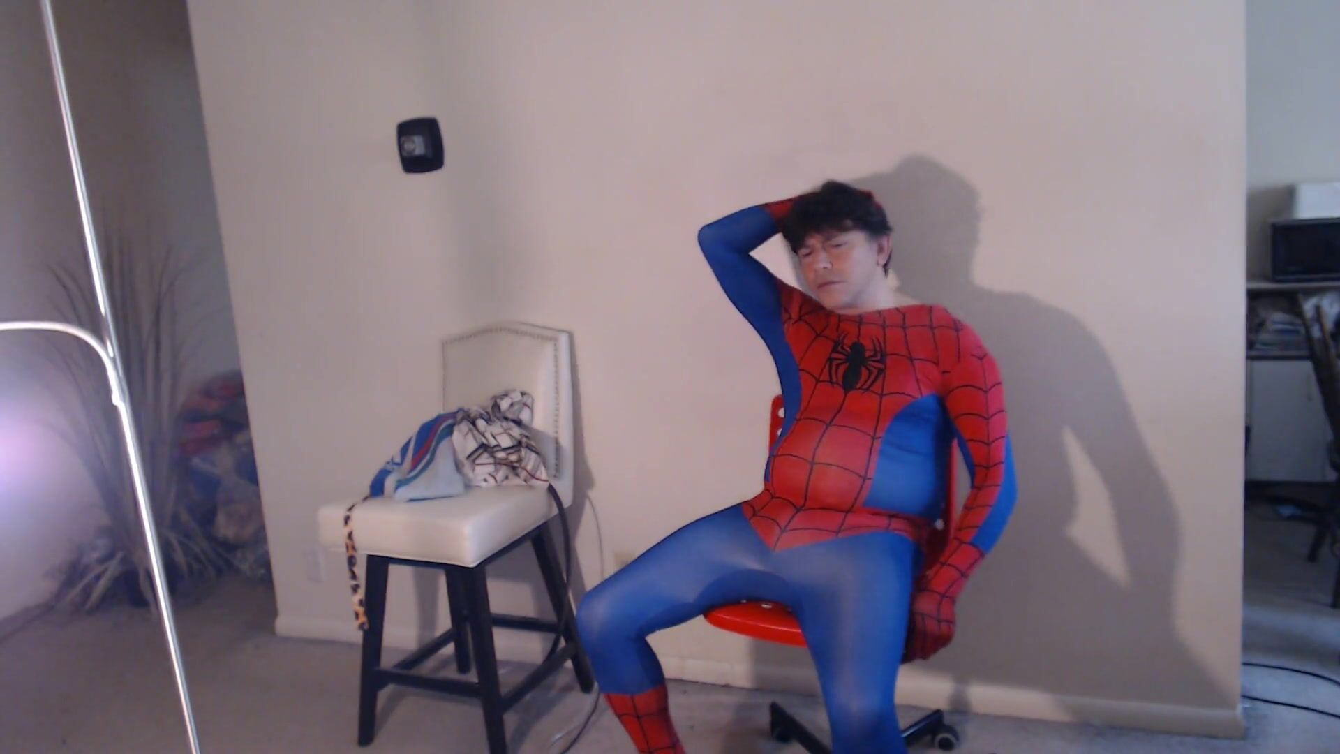 Real Life Spider Man Porn - Pornstar Maolo Cums in Spiderman Cosplay! watch online
