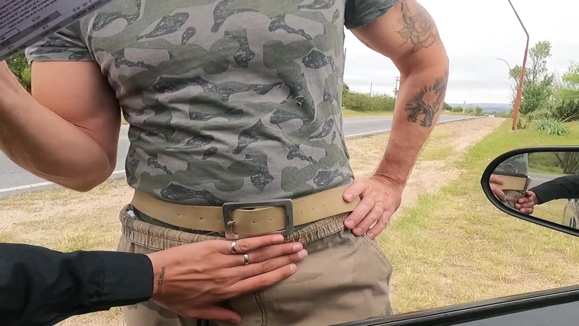 Bottom twinks bubble a-hole gives oral-sex bareback to military dude with a massive cock - homemade movie to pay a worthwhile - bottom bi-sexual outdoor sex giant cock image