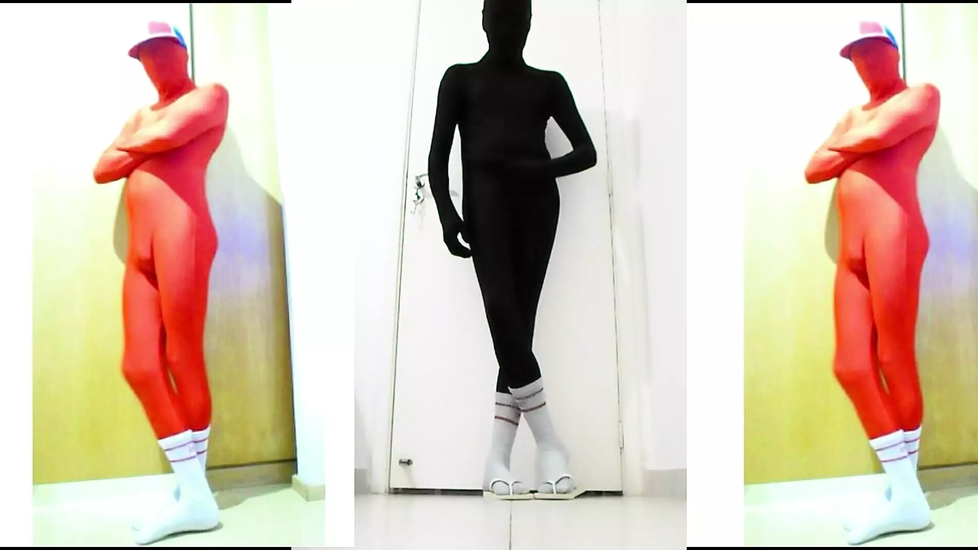 Black Zentai Porn - Fun At Home Wearing a black Zentai Costume watch online