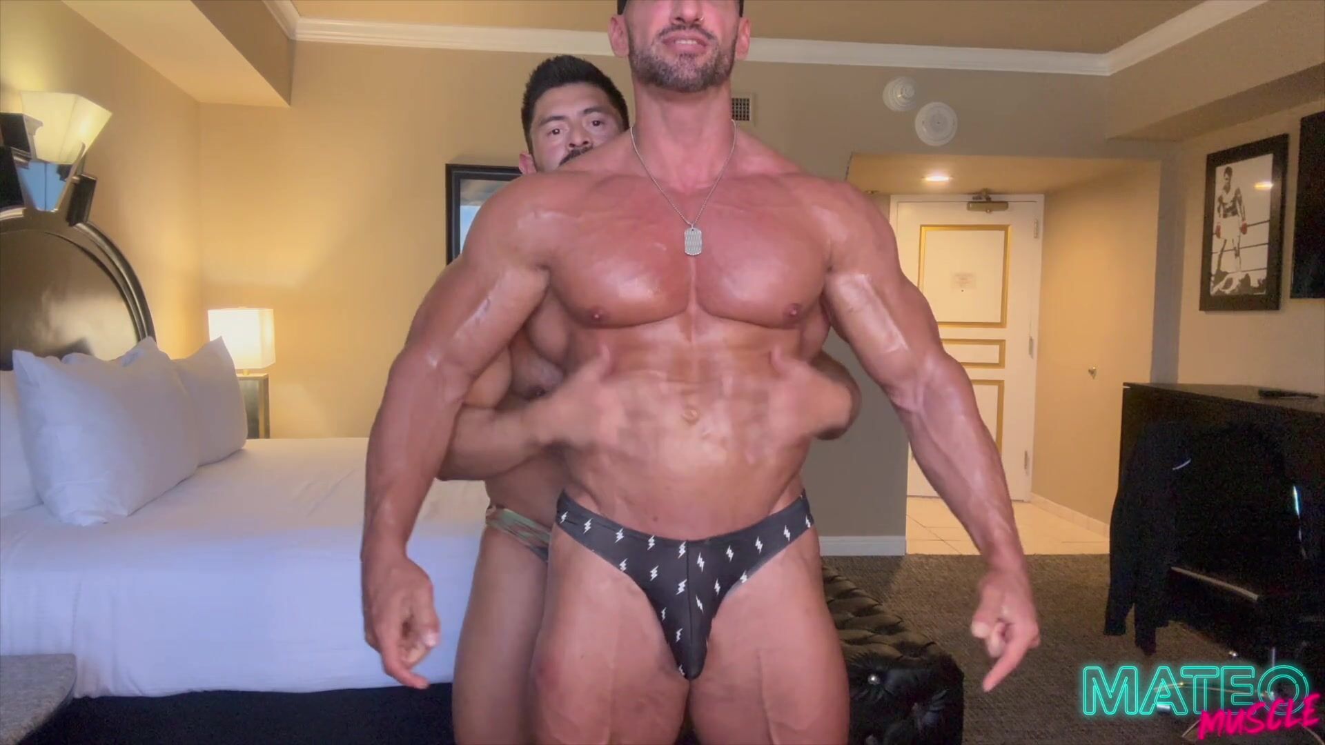 Muscle Gods David Mitchell and Mateo Muscle Flip Fuck watch online