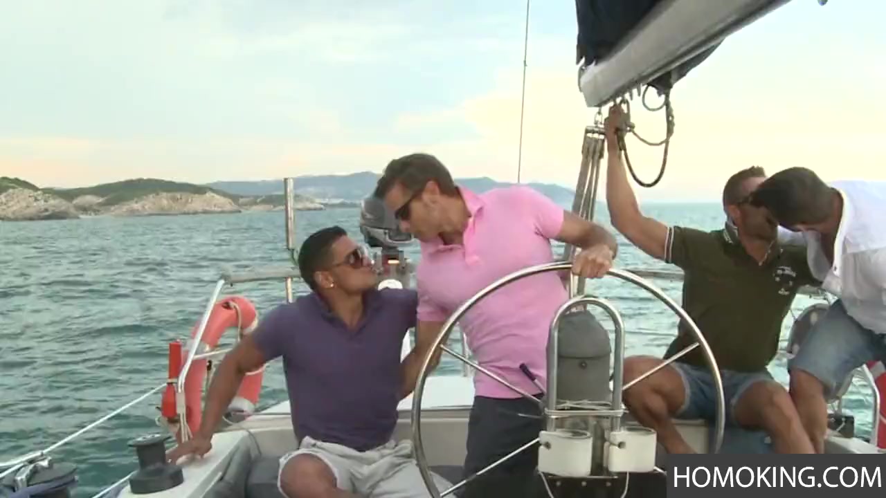 Gay Men Having Sex On A Boat - Gay Boat Party Turns into DP Gay Session at Gay0Day